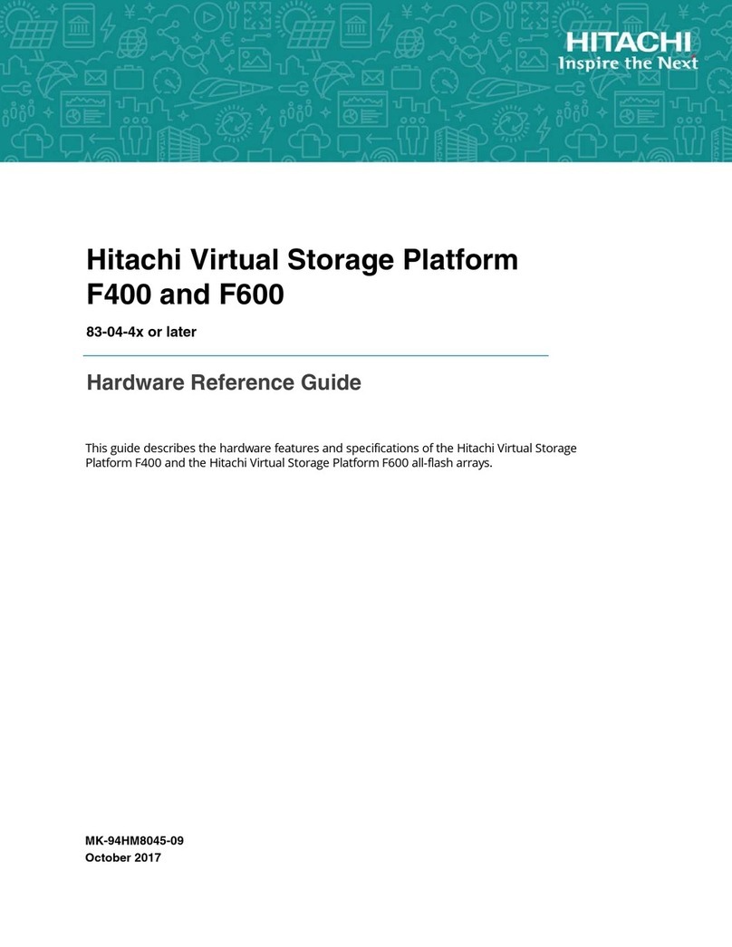 Hitachi Virtual Storage Platform F400 Operating and maintenance manual Hitachi Virtual Storage Platform F400 Operating and maintenance manual