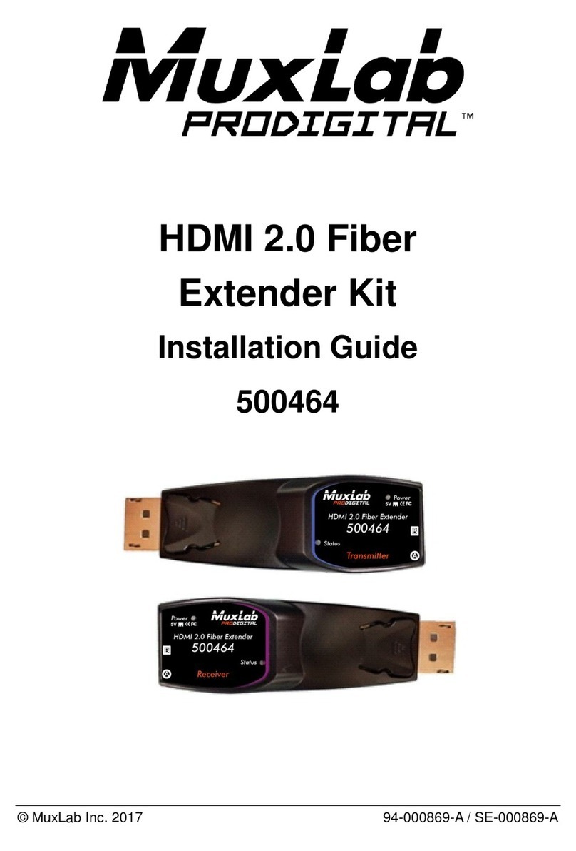 MuxLab 500464 User manual