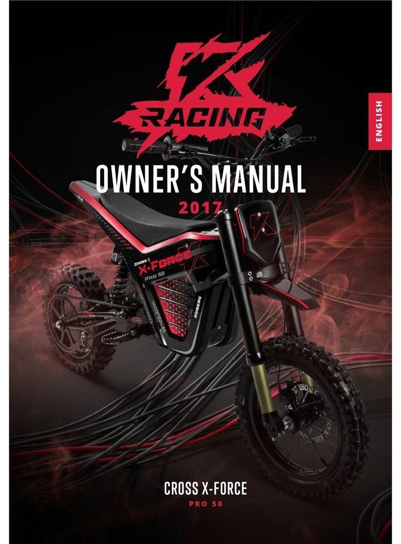 Kuberg X-FORCE PRO 50 2017 owner's manual