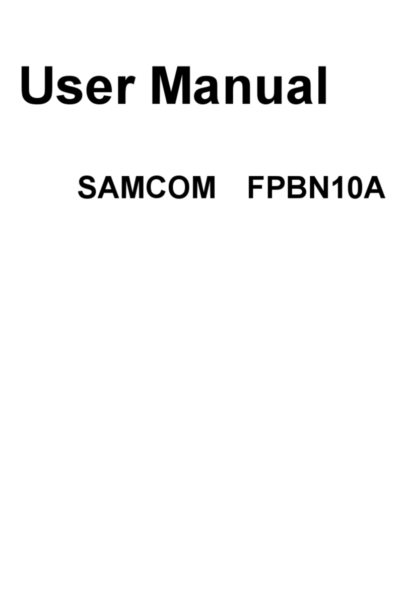 SAMCOM FPBN10A user manual
