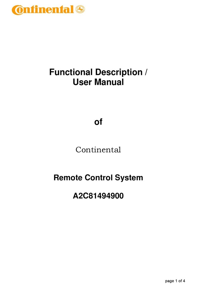 Continental Refrigerator A2C81494900 User manual