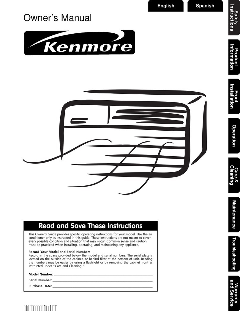 Kenmore 309000845 User manual