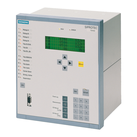 Siemens siprotec 7SA522 manual
