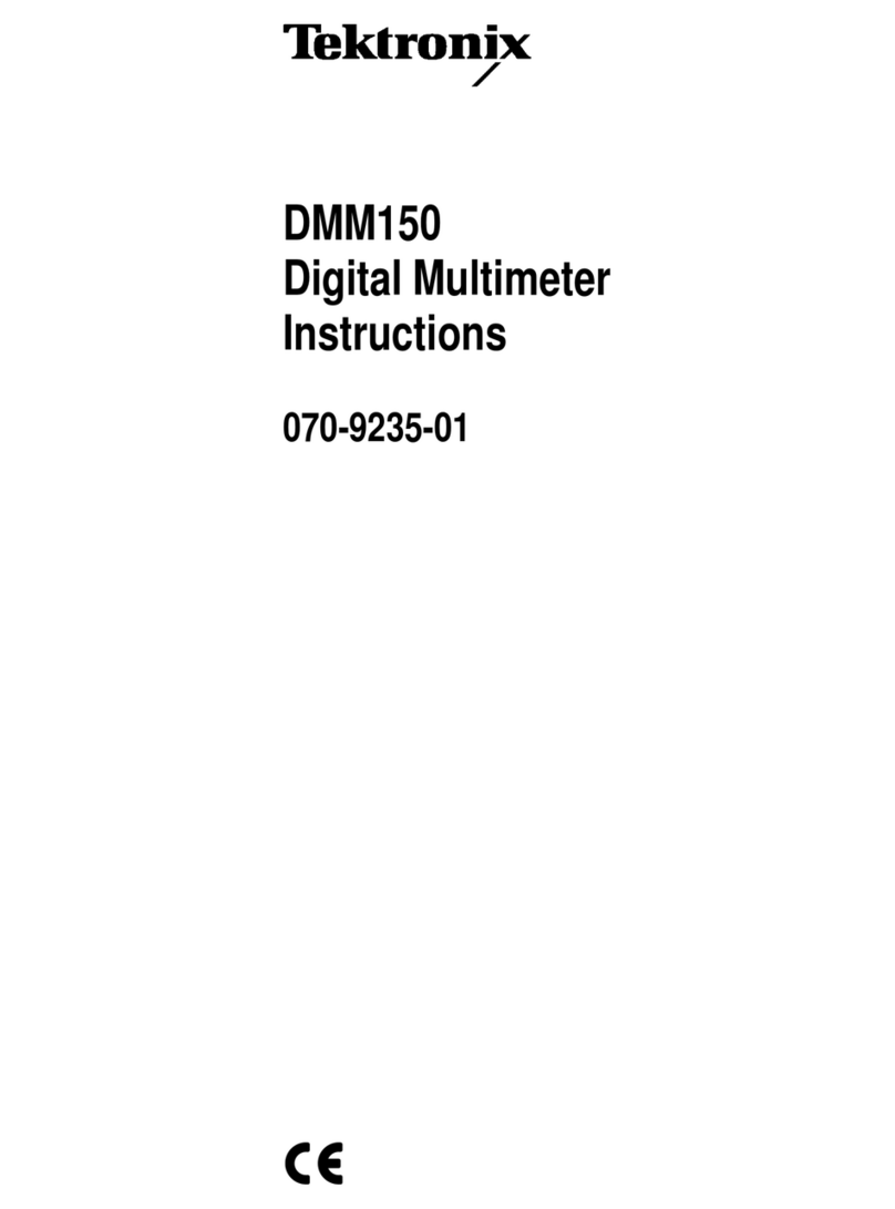 Tektronix DMM150 instructions