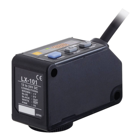 Sunx LX-101 User manual Sunx LX-101 User manual