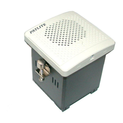 Patlite BD-24A-J instruction manual Patlite BD-24A-J instruction manual