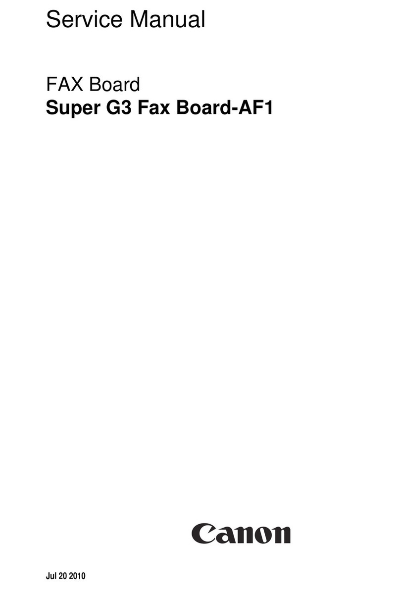 Canon Super G3 Fax Board-AF1 Service manual