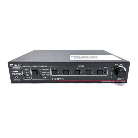 Extron electronics SSP 7.1 User manual