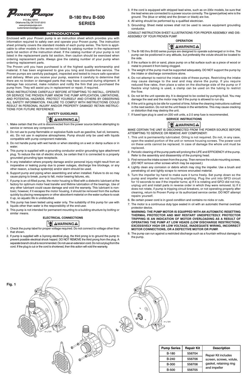 Proven B-180 manual