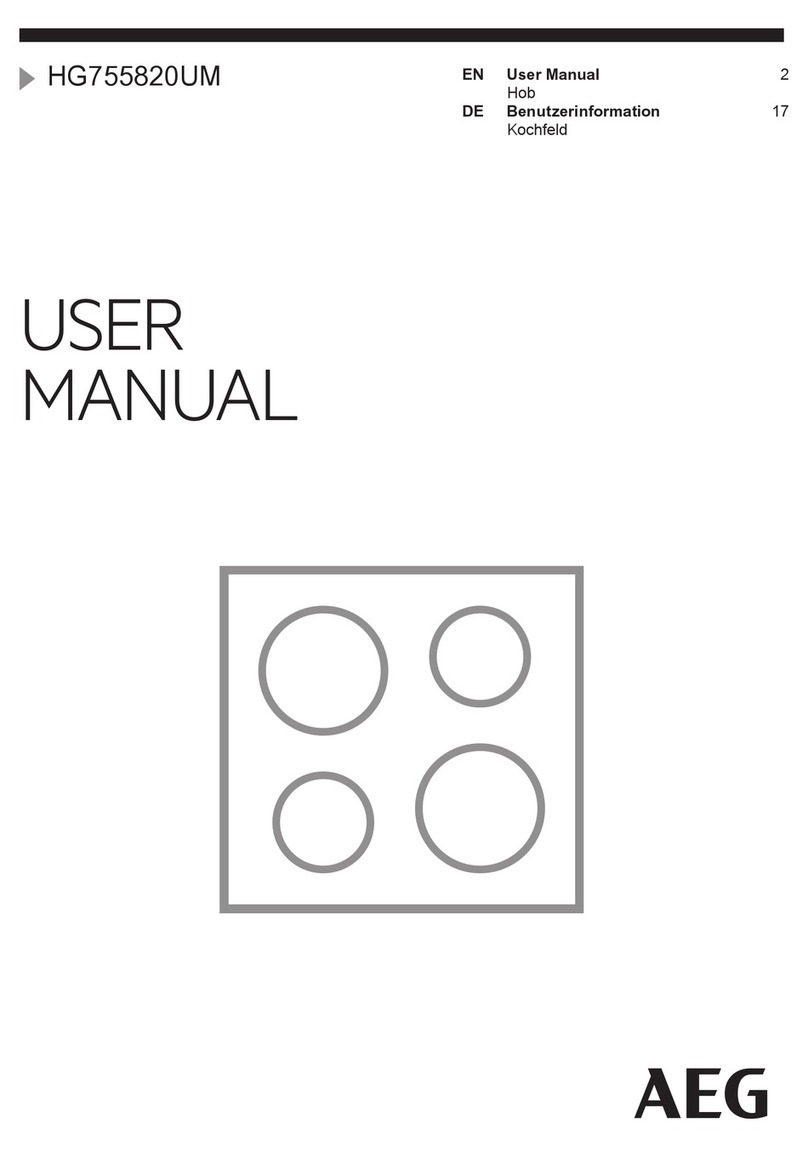 AEG HG755820UM User manual