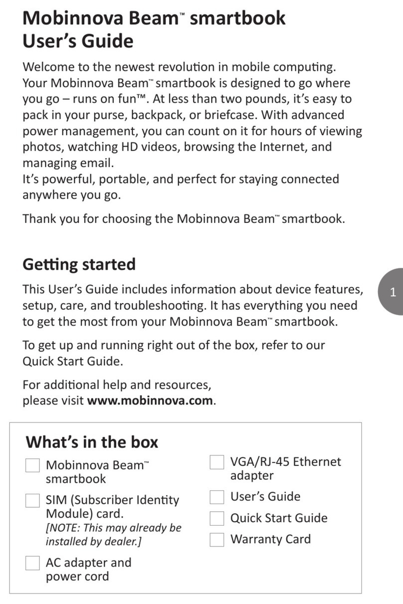 Mobinnova Beam smartbook user guide