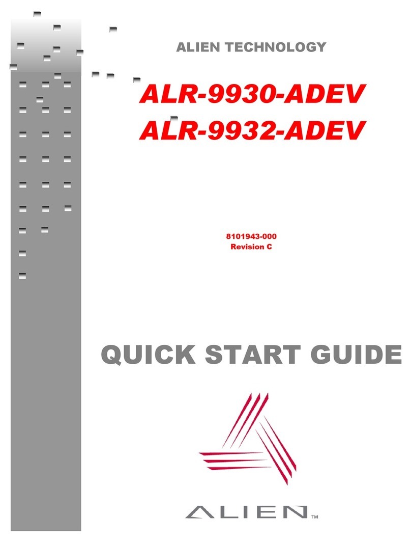 Alien ALR-9930-ADEV quick start guide