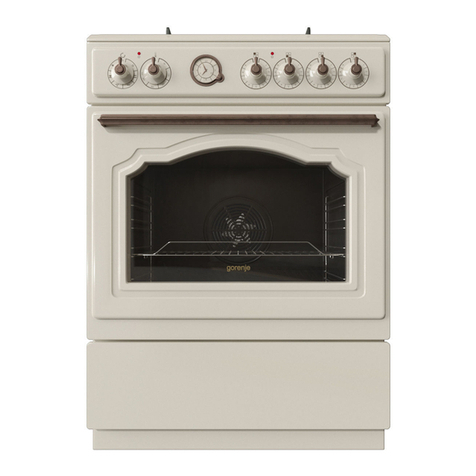 Gorenje Classico series User manual
