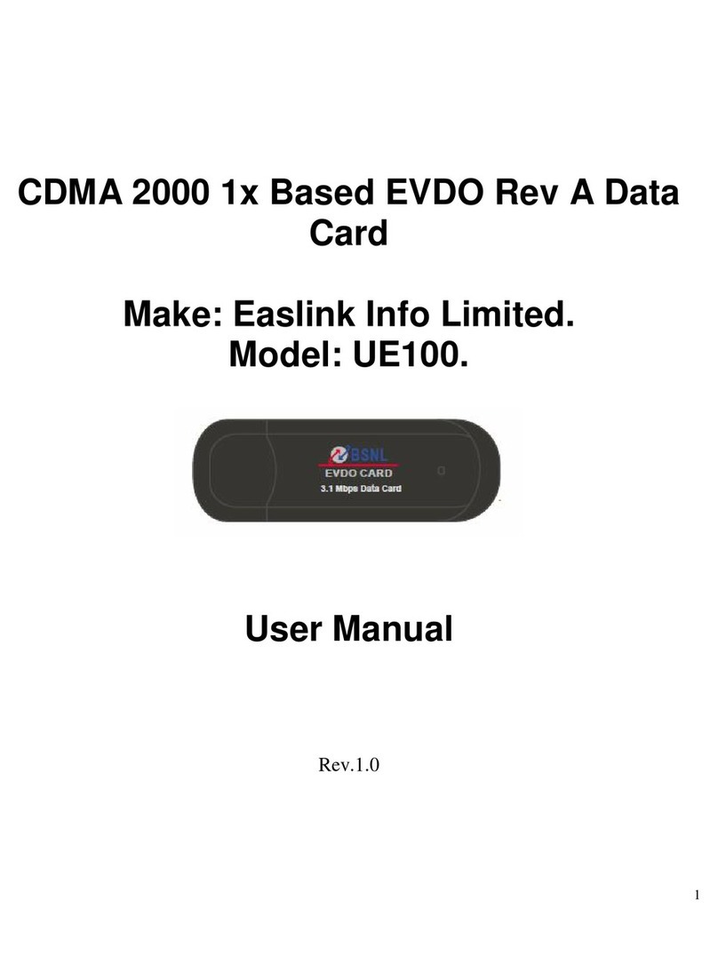 Easlink UE100 user manual