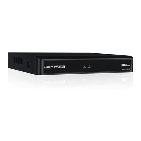 Night Owl WNVR SERIES Quick setup guide