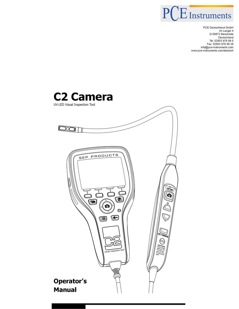 PCE Instruments C2 Camera Operator's manual