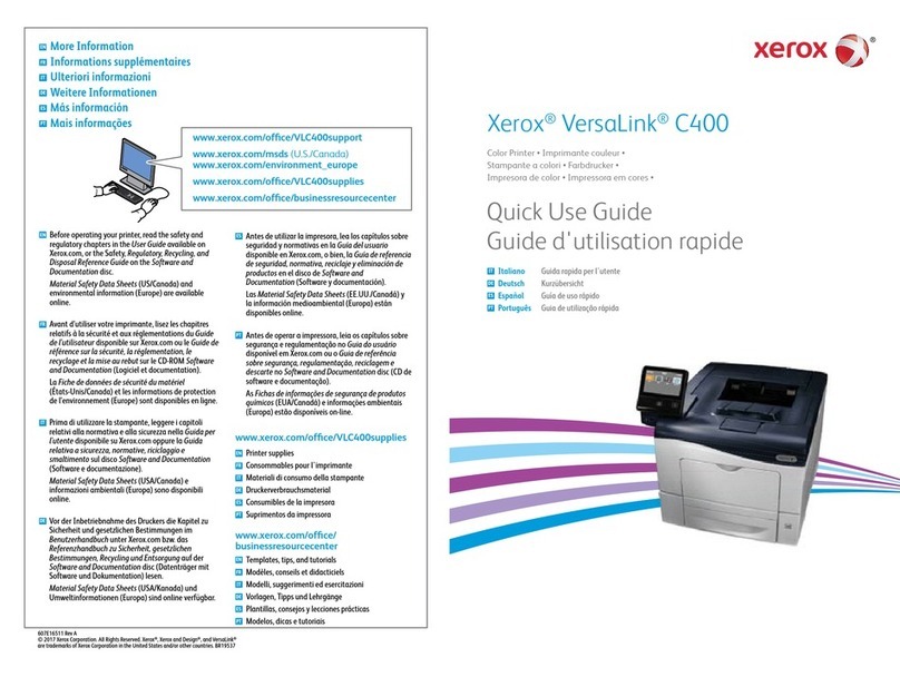 Xerox VersaLink C400 Operating manual