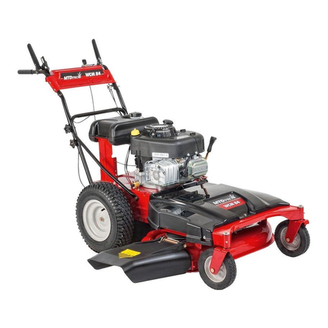 MTD WCM 84 E user manual