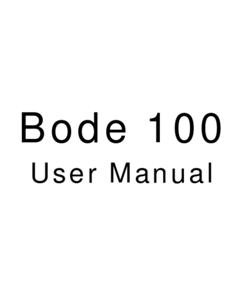 Omicron Bode 100 user manual
