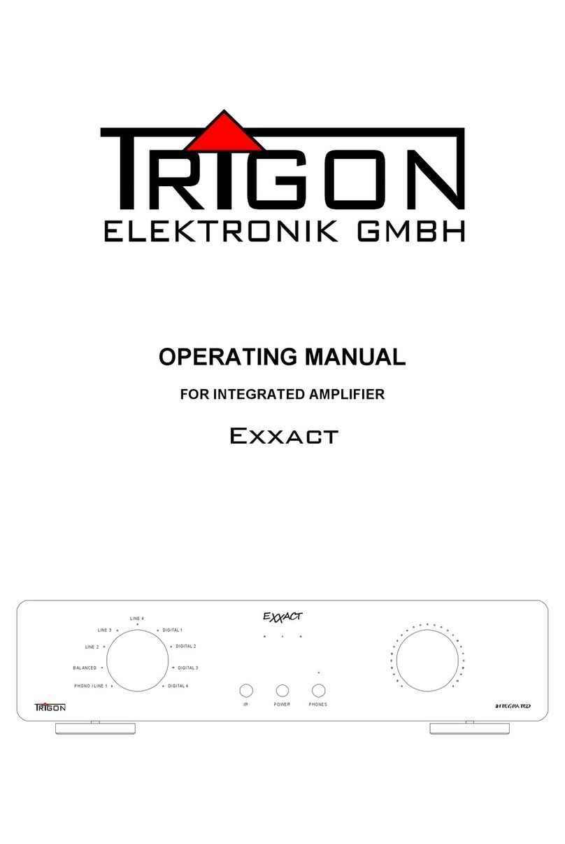 Trigon Elektronik EXXACT operating manual