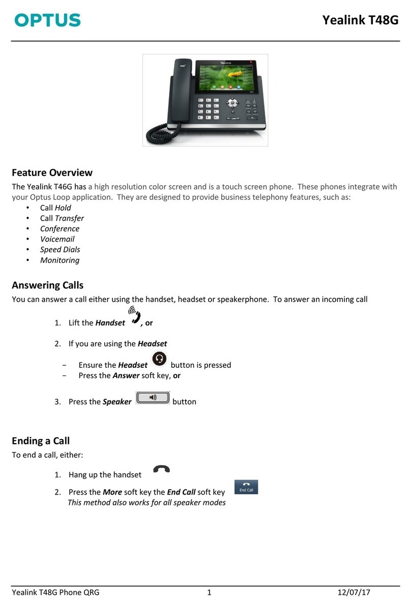 Yealink Yealink SIP-T48G User manual