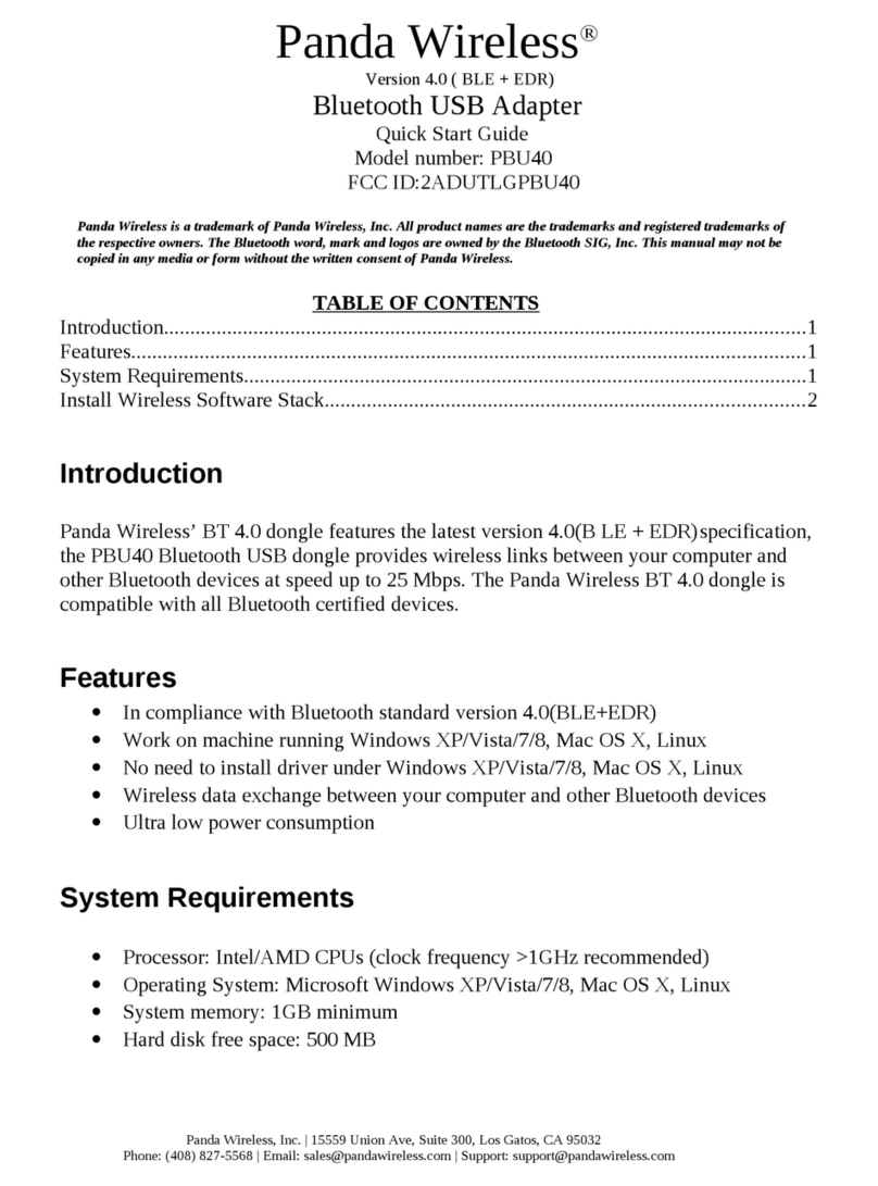 Panda Wireless PBU40 quick start guide