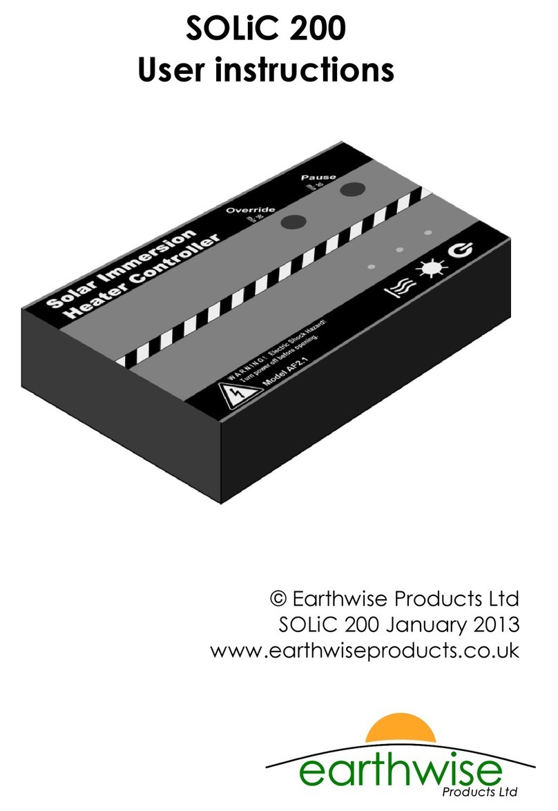 EarthWise SOLiC 200 User instructions