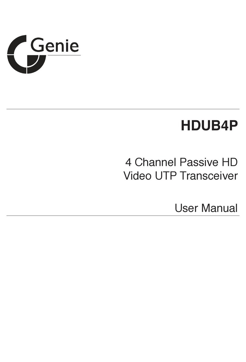 Genie HDUB4P User manual