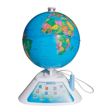 Oregon Scientific Smart Globe Discovery SG268 User manual Oregon Scientific Smart Globe Discovery SG268 User manual
