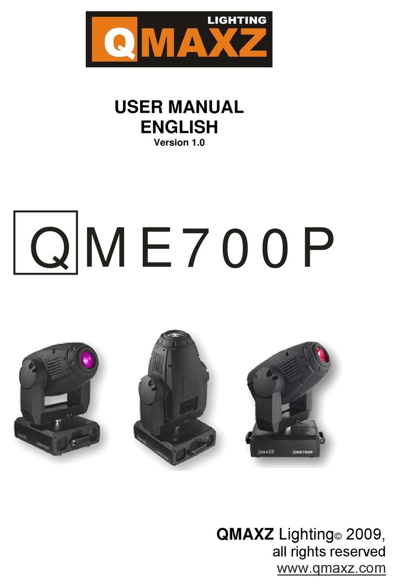 QMAXZ Lighting QME700P user manual