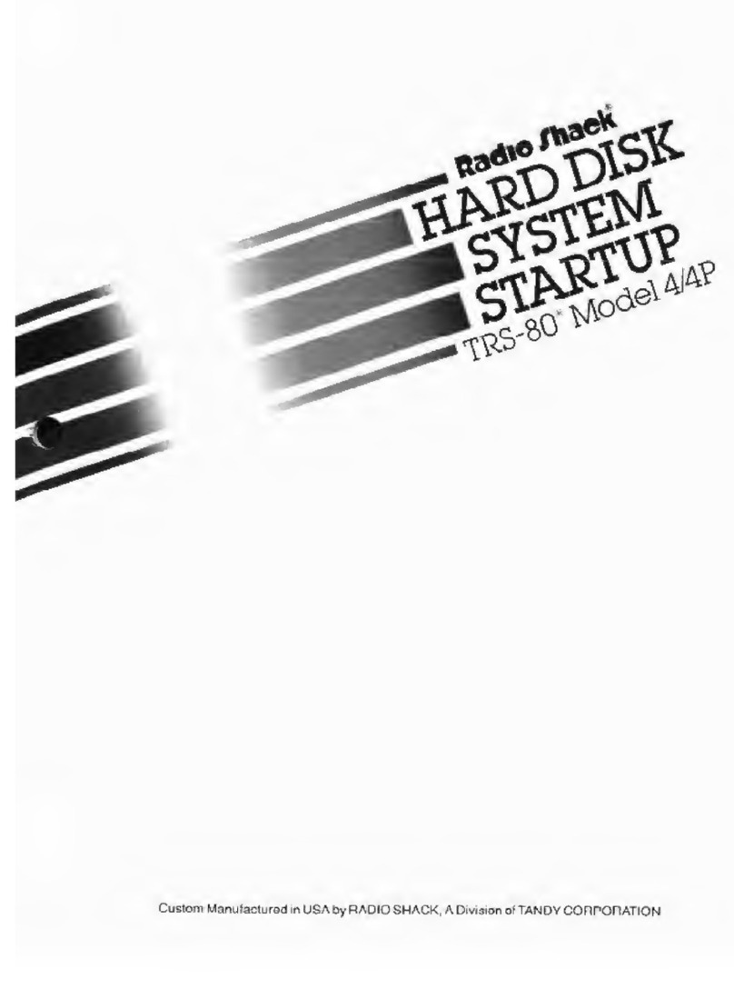 Radio Shack TRS-80 Hardware manual