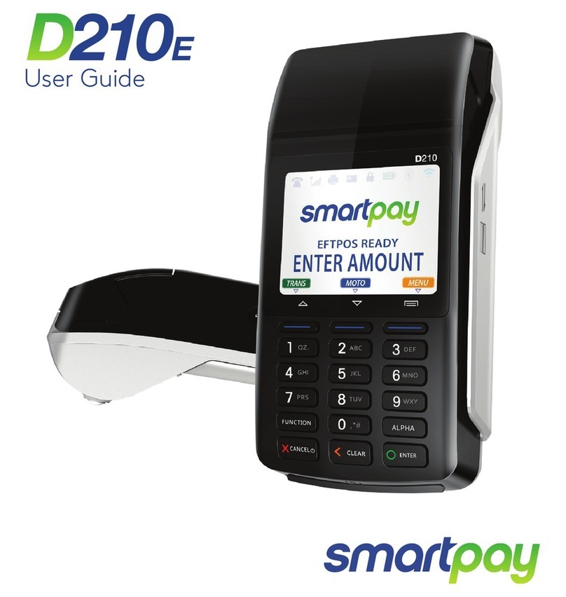 SmartPay D210E User manual