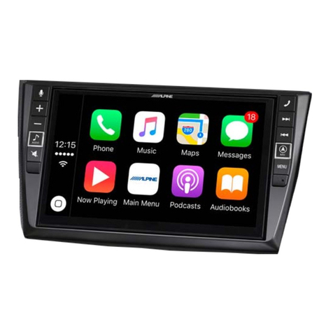 Alpine X902D-G6 installation manual