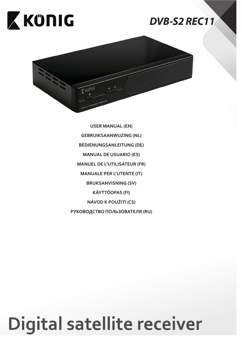 Konig DVB-S2 REC11 user manual