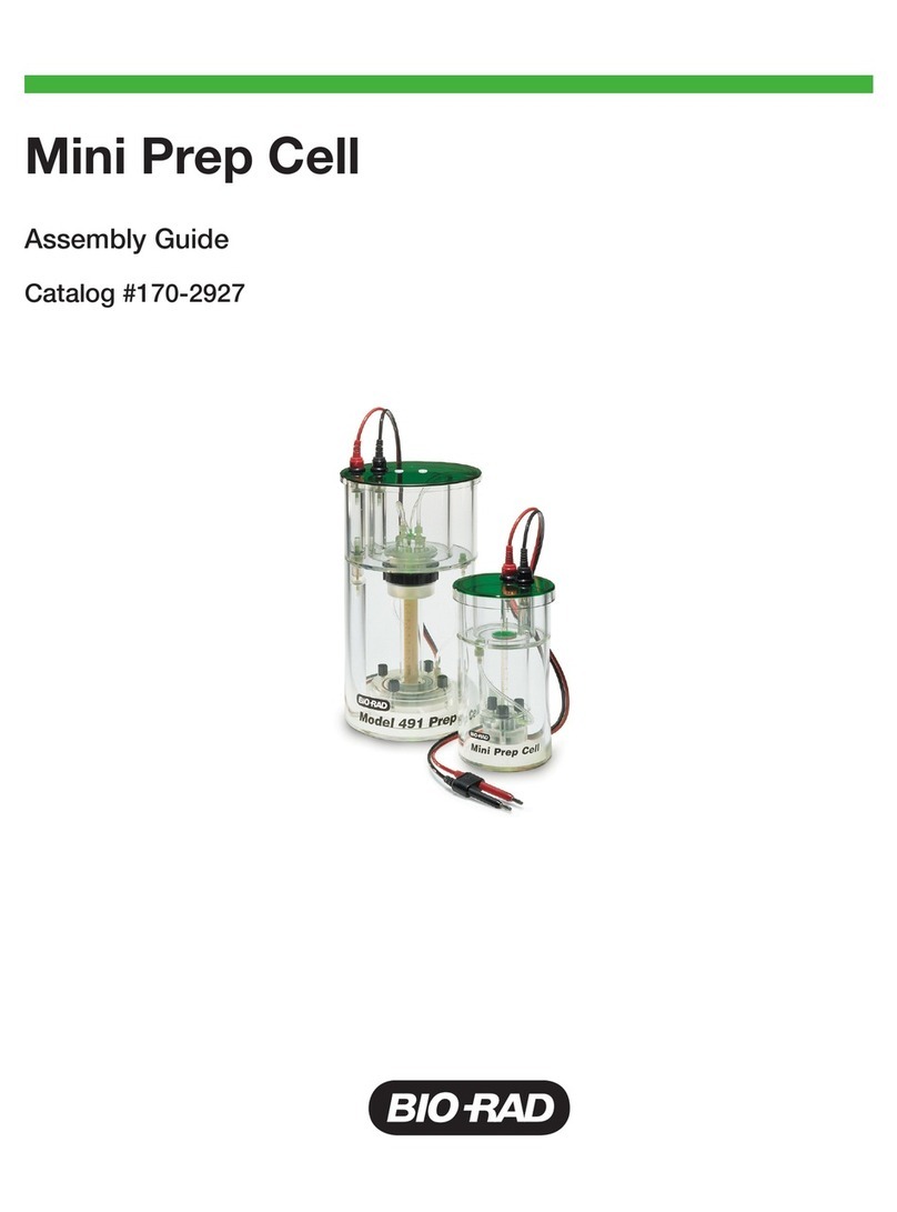 BIO RAD 419 Prep Cell Assembly guide