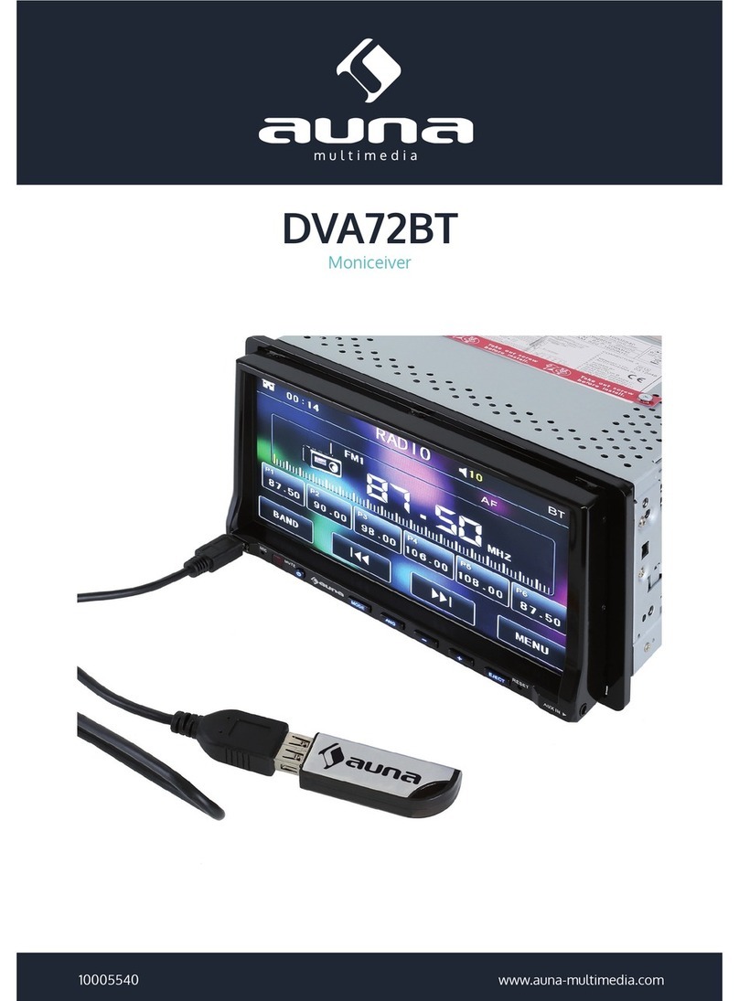 auna DVA72BT user manual