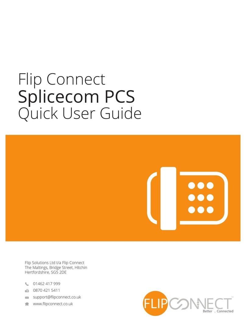 Flip Connect Splicecom PCS Quick user guide