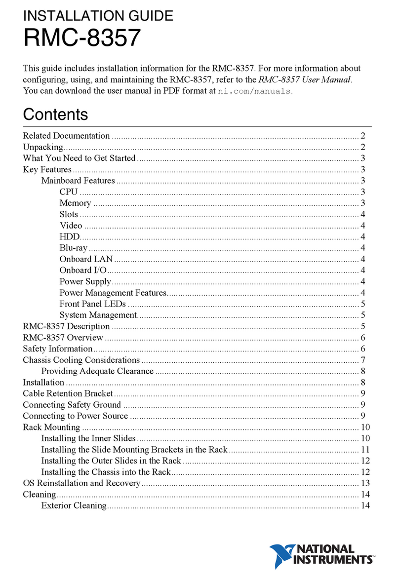 National Instruments RMC-8357 User manual