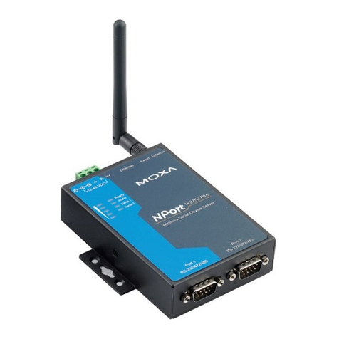 Moxa Technologies NPort W2250 Plus Series user manual