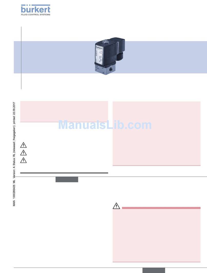 Bürkert Magnetventil 6013 User manual