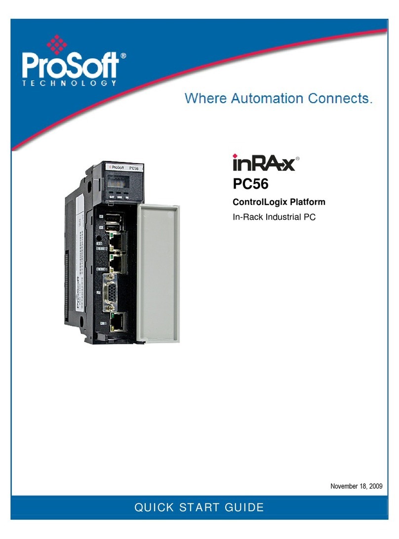 ProSoft Technology InRax PC56 quick start guide