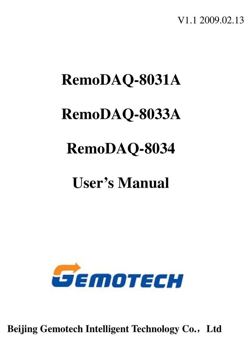 Gemotech RemoDAQ-8031A user manual