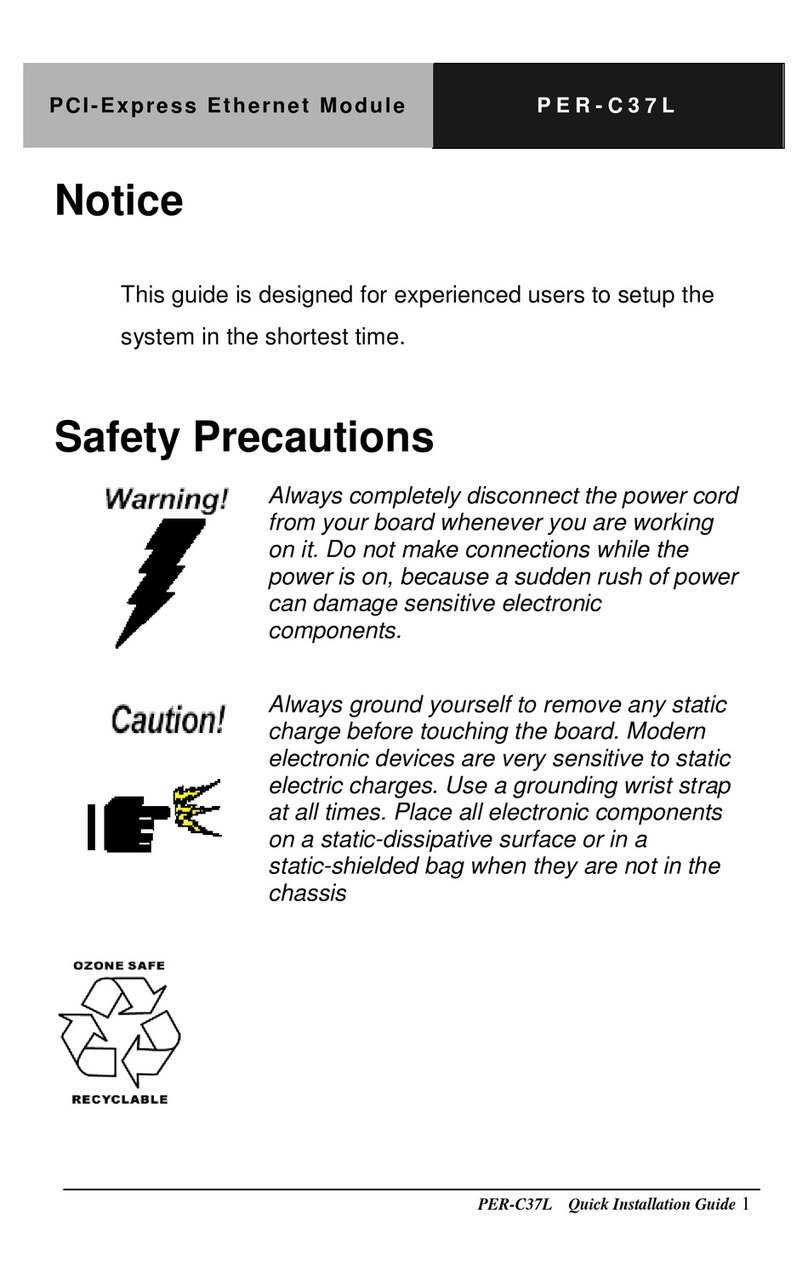 Aaeon PER-C37L User manual