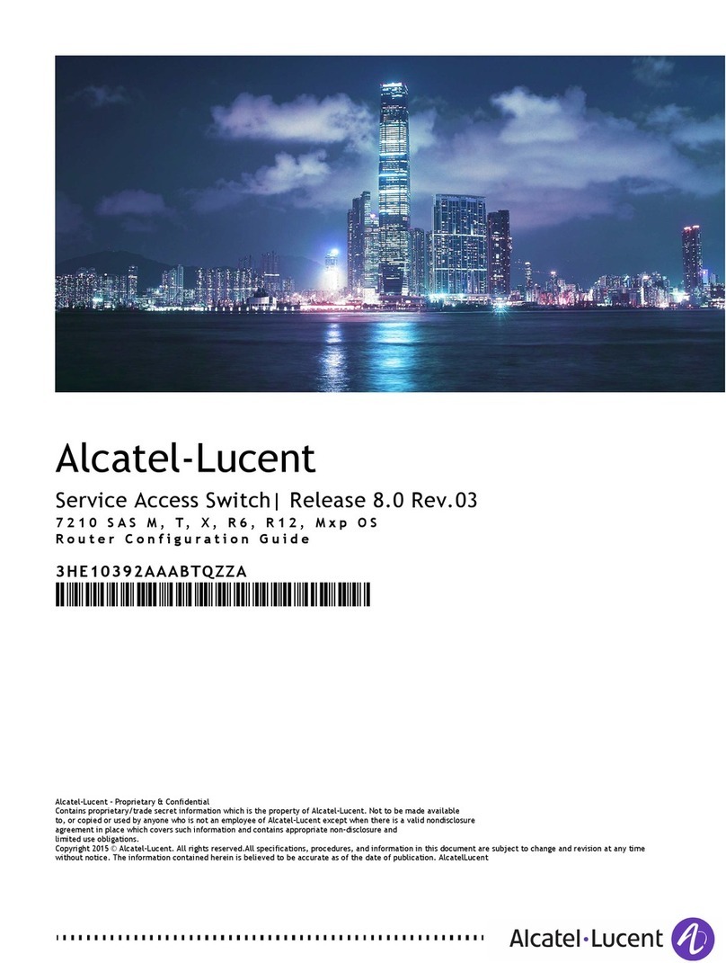 Alcatel-Lucent 7210 SAS-T Configuration guide
