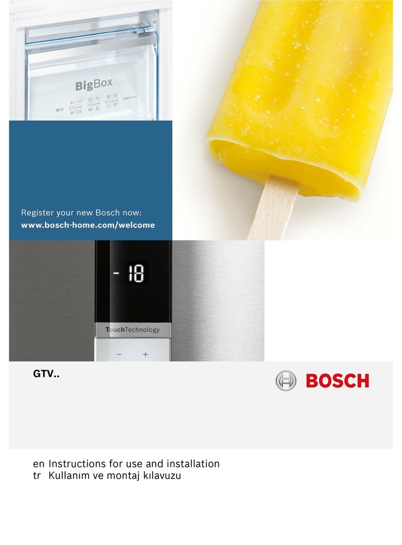 Bosch GTV Series Operation manual