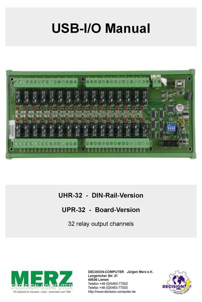 Decision Computer International UHR-32 manual
