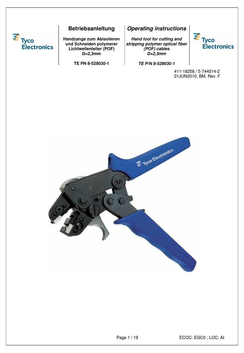 Tyco Electronics 8-528030-1 User manual Tyco Electronics 8-528030-1 User manual