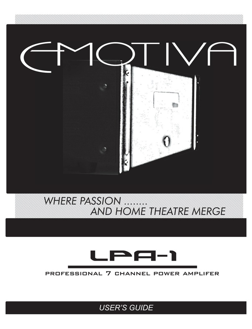 Emotiva LPA-1 User manual