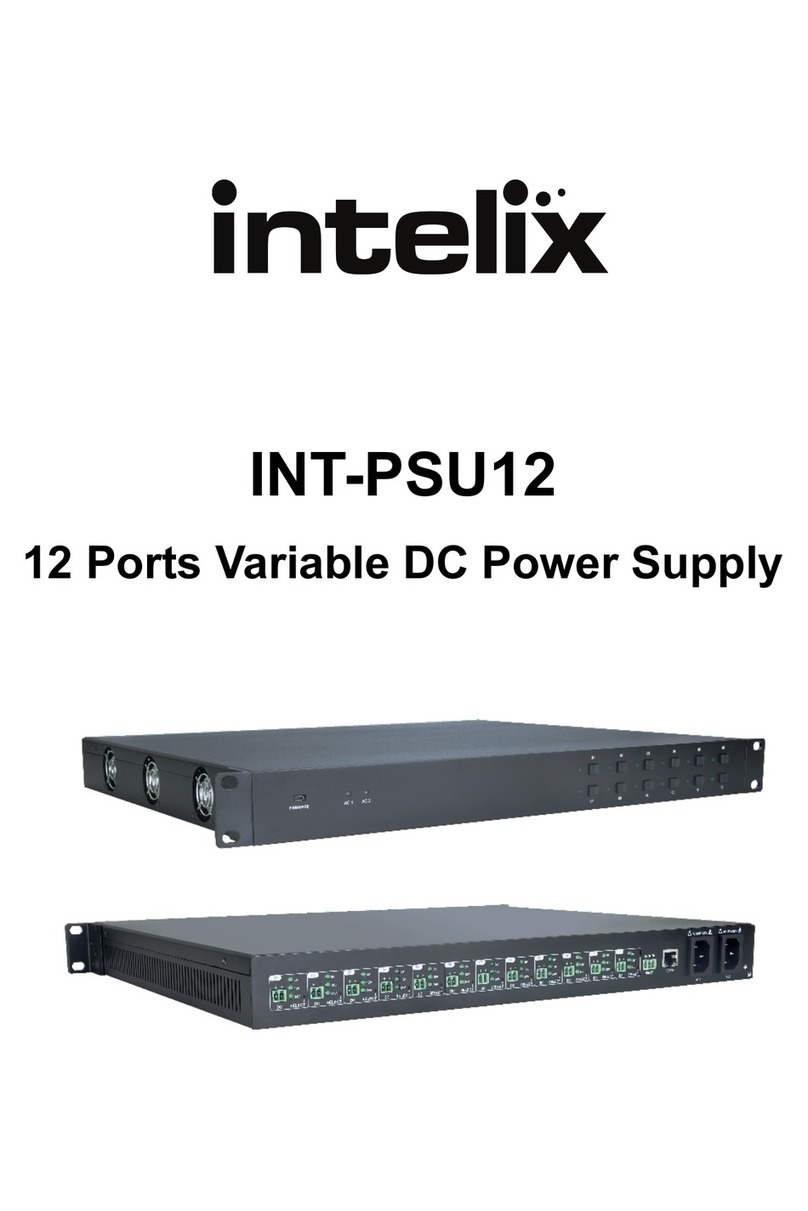 Intelix INT-PSU12 User manual