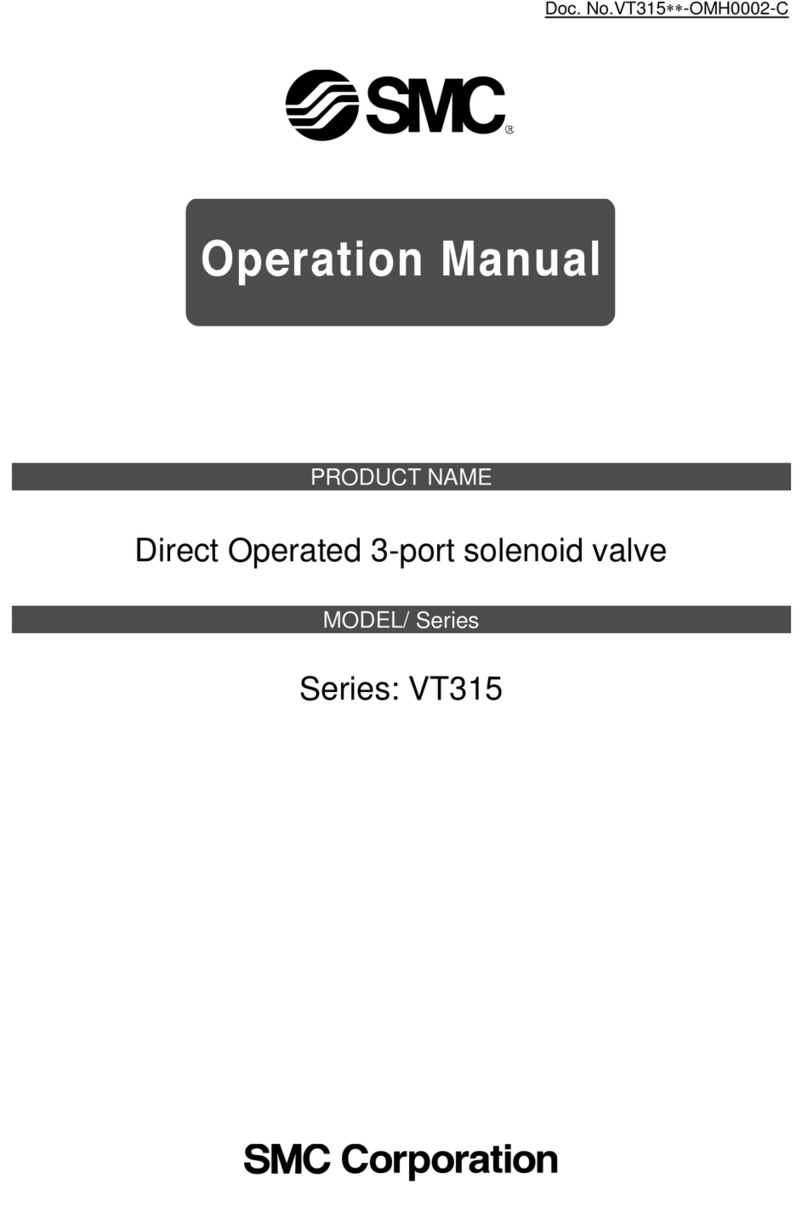 SMC Corporation VT315 Operation manual